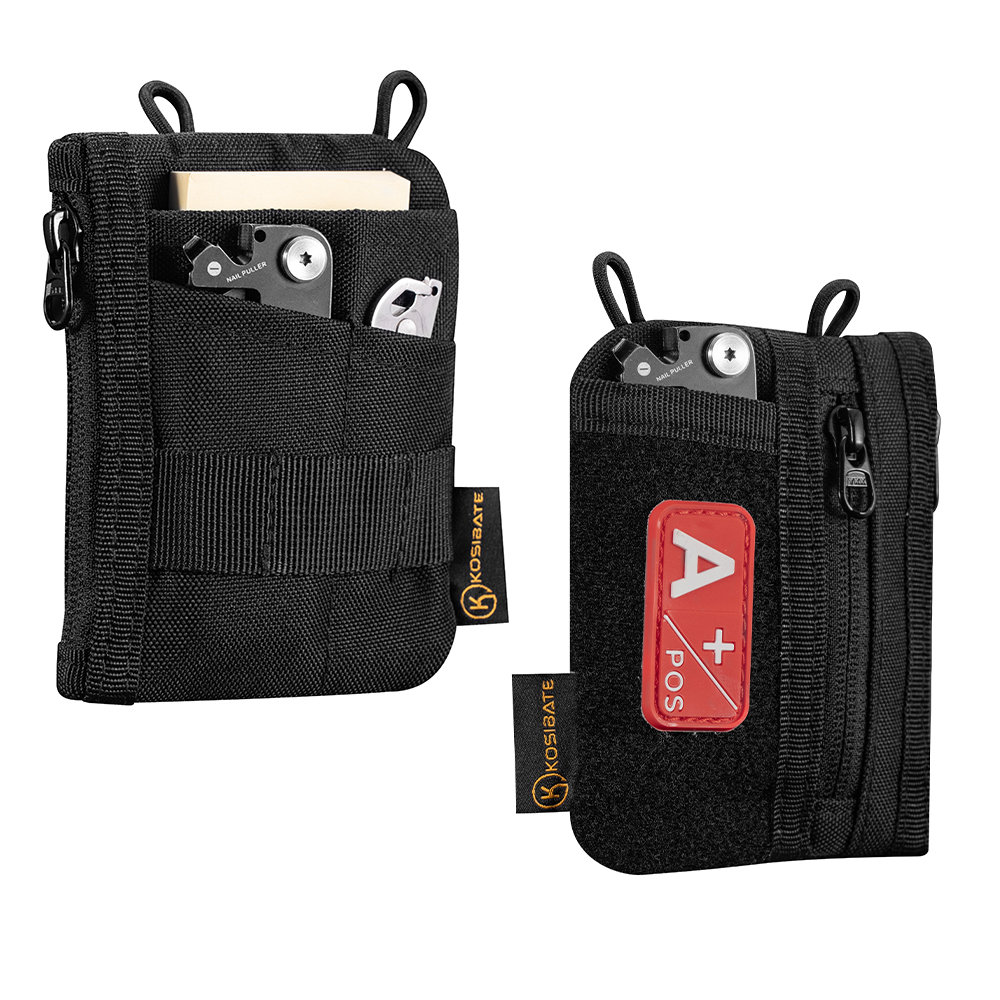 Edc Everyday Carry Gear - Custodia organizer EDC con zona patch