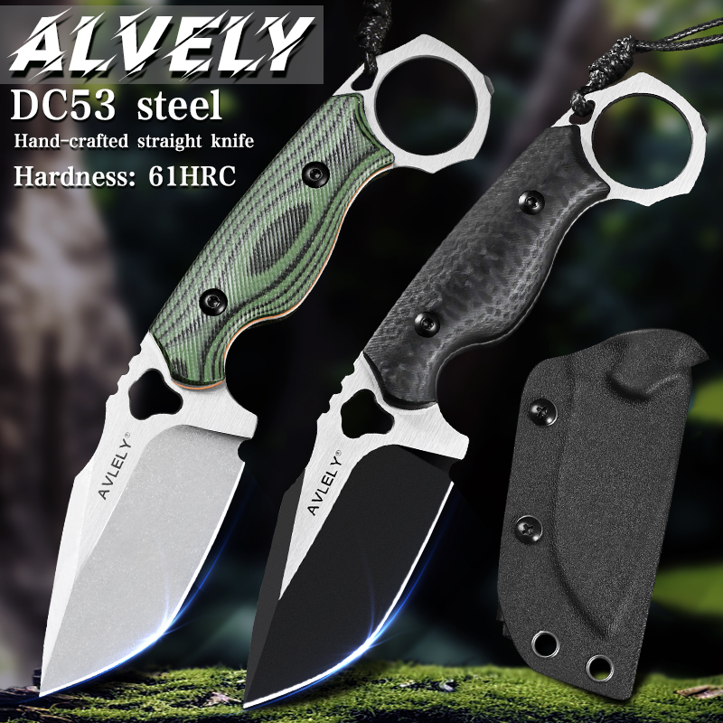 Edc Fixed Blade Deep Carry - Coltello a lama fissa in acciaio