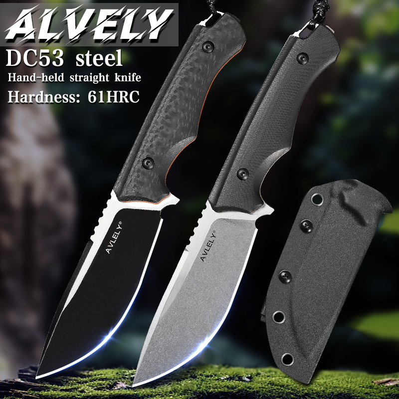 Edc Fixed Blade Deep Carry - Coltello a lama fissa in acciaio