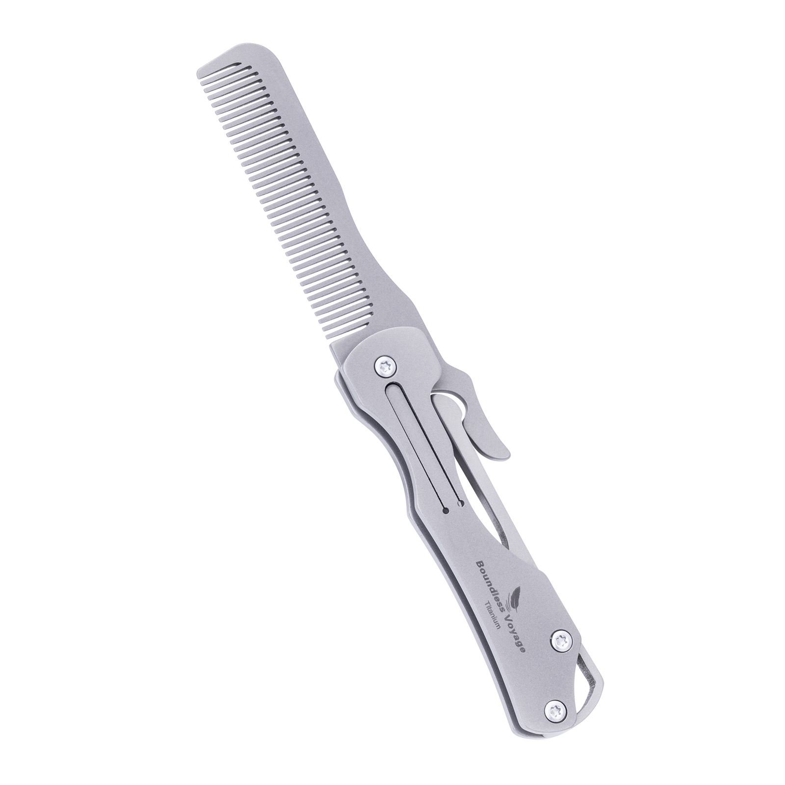 Comb Pocket Titanium - Gadget di autodifesa portatili per esterni
