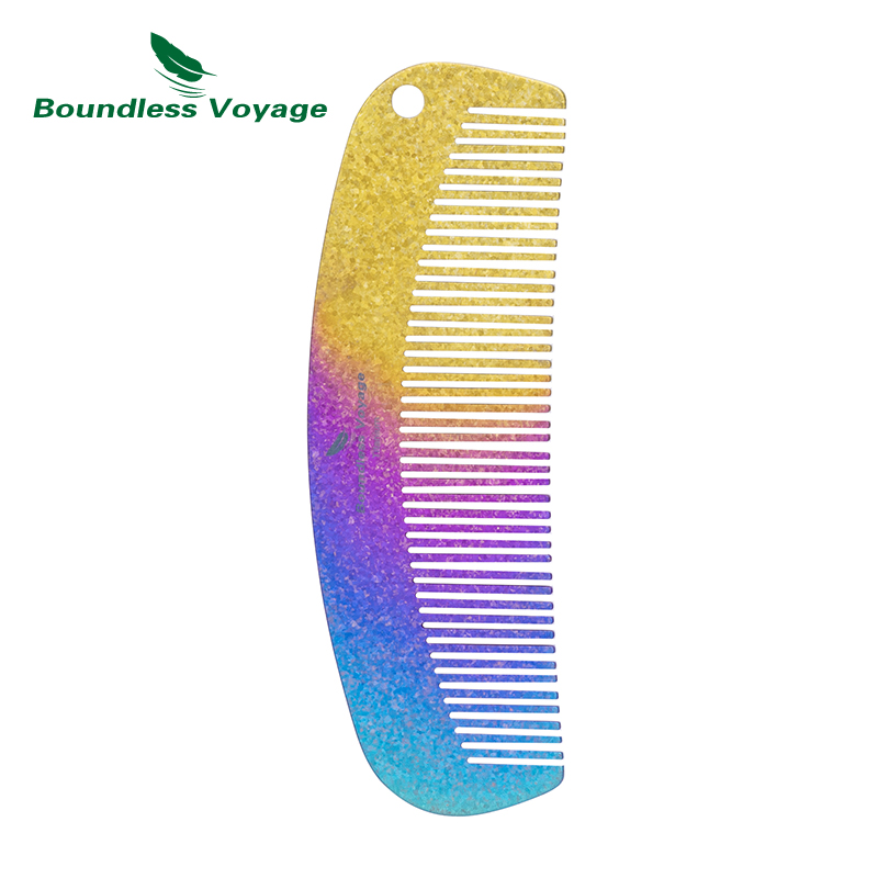Comb Pocket Titanium - Pettine per Capelli e Barba in