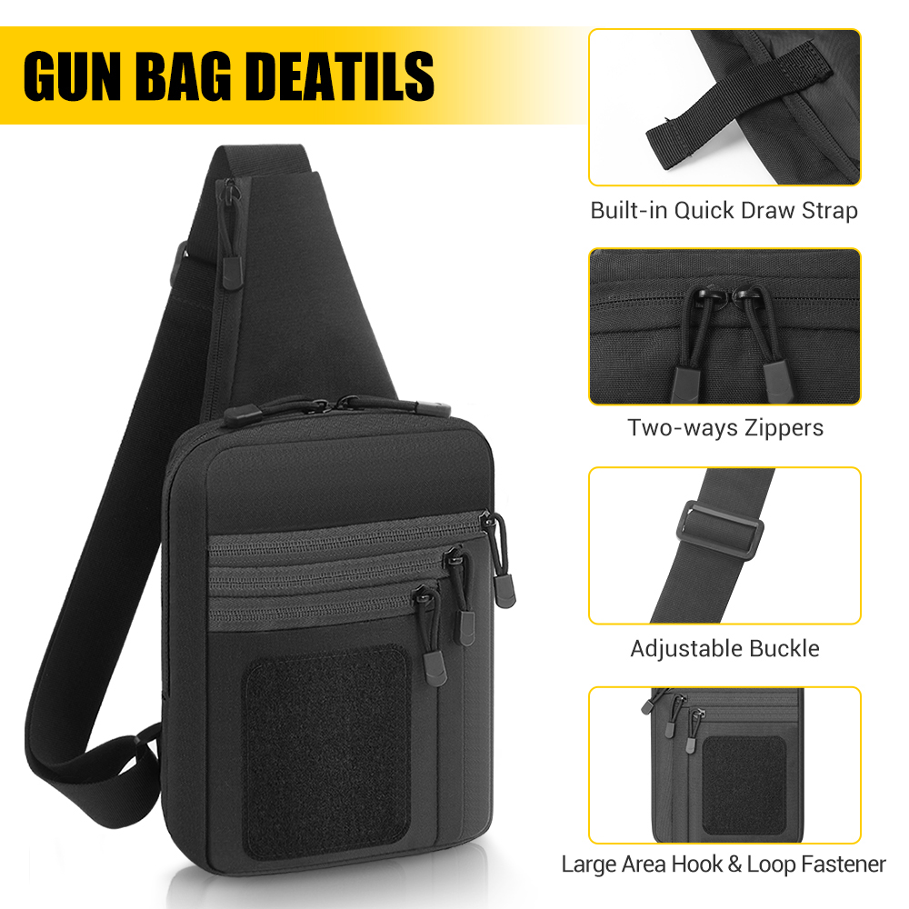 Borsa Tattica per Pistola, Fon - Edc Concealed Carry Bag recensione e prezzo