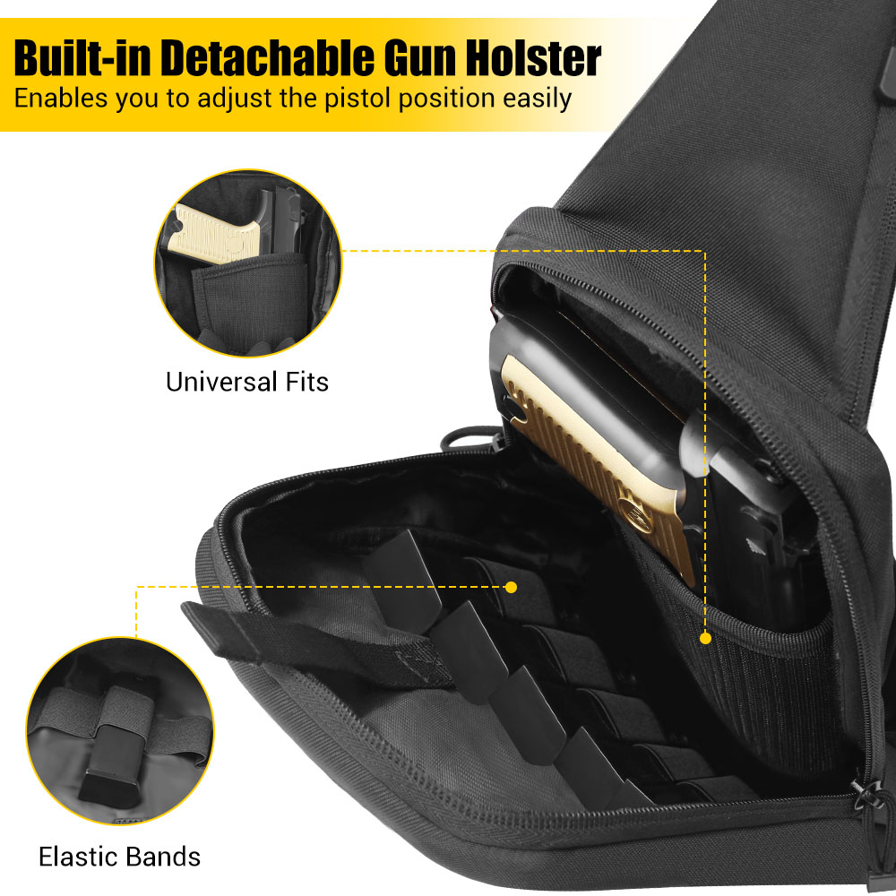 Borsa Tattica per Pistola, Fon - Edc Concealed Carry Bag recensione e prezzo
