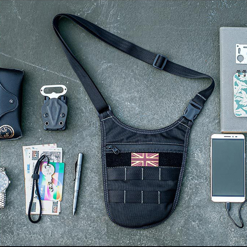 Borsa a tracolla tattica sotto - Edc Concealed Carry recensione e prezzo
