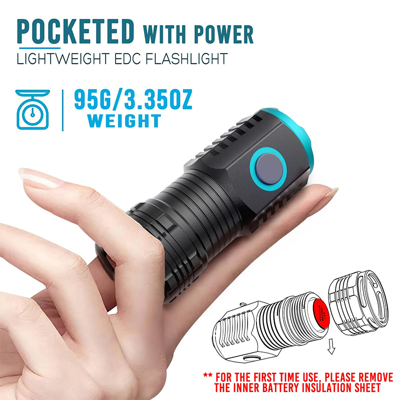 Tipo-C USB ricaricabile tascab - Edc (Every Day Carry recensione e prezzo