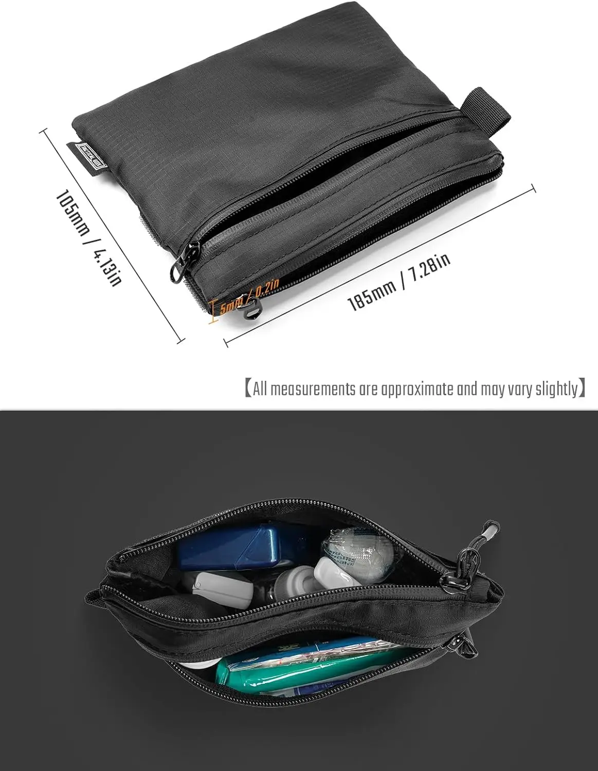 TACTICAL GEEK A14 Slim EDC Pou - Edc Concealed Carry Bag recensione e prezzo