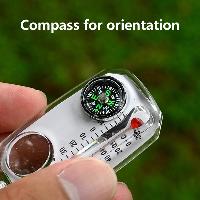 Bussola, Termometro e Lente d' - Compass Keychain Mini recensione e prezzo