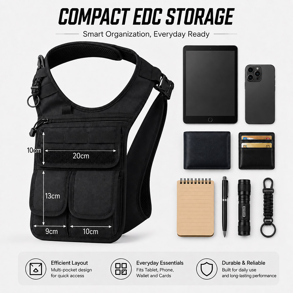 Borsa Tattica Nascosta Sotto i - Edc Concealed Carry recensione e prezzo