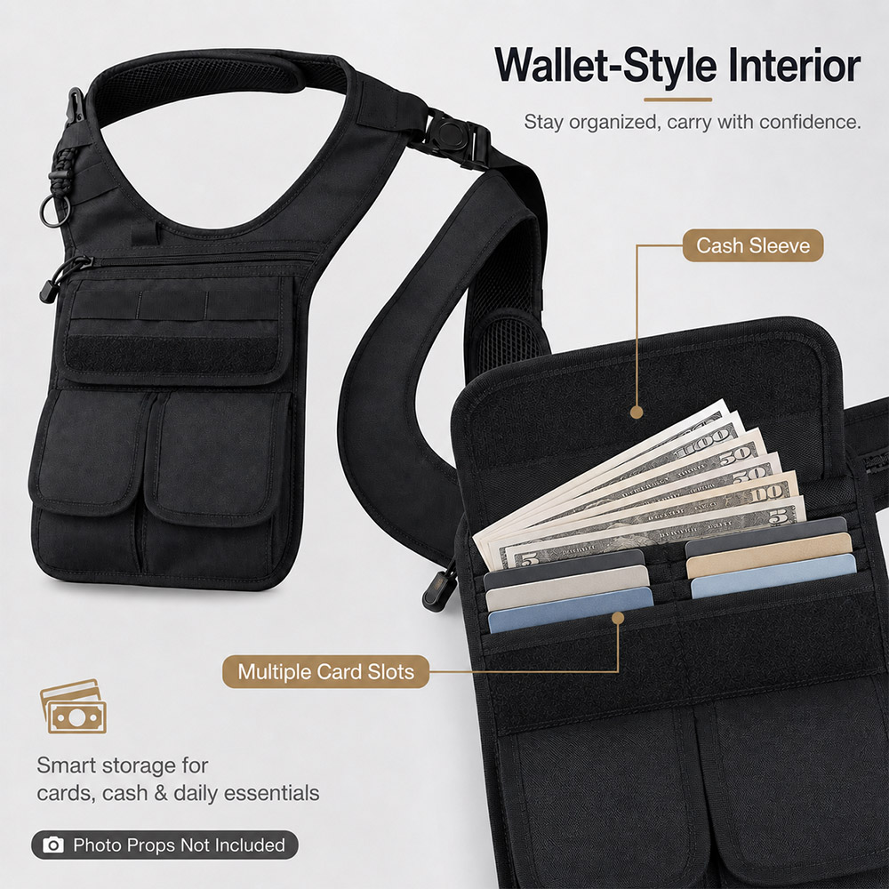 Borsa Tattica Nascosta Sotto i - Edc Concealed Carry recensione e prezzo